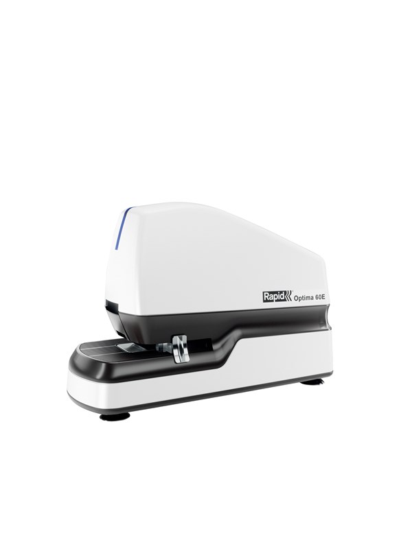 Rapid Optima 60E - Elektrisk Hæftemaskine - 60 Ark - hvid
